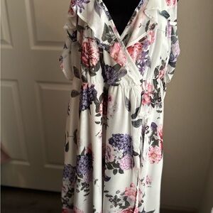 Floral Wrap Dress